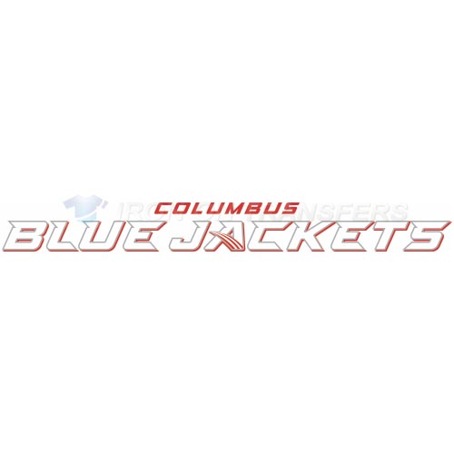 Columbus Blue Jackets Iron-on Stickers (Heat Transfers)NO.122